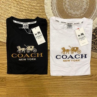 Cotton New T-shirt Coa-cs for Men and Women with The Same Casual T-shirt Letter Carriage Printing Short Sleeve XS-3XL