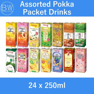 Assorted Pokka Packet Drinks (Green Tea/ Lemon Tea/ Oolong Tea/ Peach Tea/ Houjicha/ Chrysanthemum)