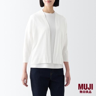 MUJI Ladies UV Protection Strong Twisted Short Cardigan