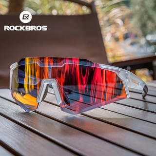 ROCKBROS Cycling Glasses Photochromic Polarized Built-in Myopia Frame Men Women Windproof Bicycle Outdoor Sports Glasses