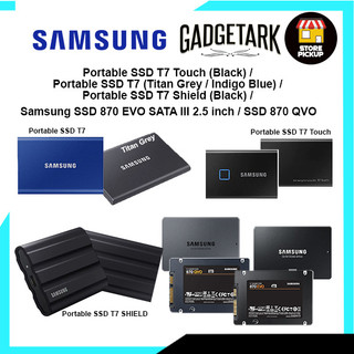 Samsung Portable SSD T7 Touch (Black) / Portable SSD T7 / SSD 870 EVO SATA III 2.5 inch /SSD 870 QVO SATA