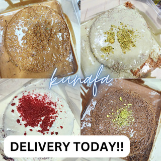 [SAME DAY DELIVERY] HALAL KUNAFA RED VELVET NUTELLA PISTACHIO BISCOFF VIRAL KUNAFE IN STOCK NOW!!