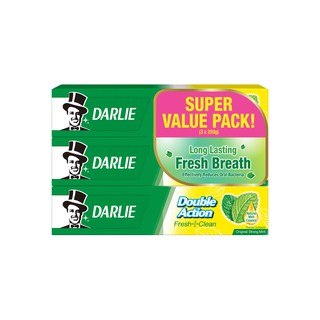 Darlie Double Action Toothpaste Triple Pack, 3x250g