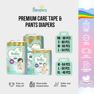 Pampers Premium Care Tapes & Pants Diapers Jumbo
