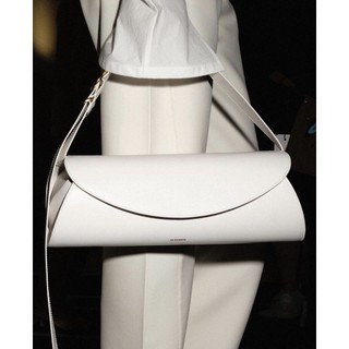 [SR-STUDIO] JIL SANDER Niche Brand Cylinder Bag Female Cannolo Series New Style Genuine Leather Cowhide