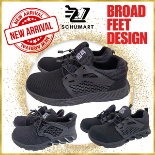 [SG STOCK] Unisex Fly Knit Slip on Steel Toe, Pierce-proof Sports Safety Shoes Work Shoes  (7177/8177/931)