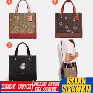 （Hot Sale）Coâćh Small Tote Bag Square Shoulder Messenger Women's Bag CC424 CC769 CD448 CE851 CE850