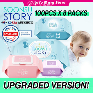 SoonSu Story safe baby wet wipes / EWG Green Grade /  Korean Baby wipes wet tissue  by Let's Mary Store Official