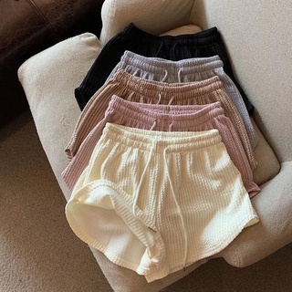 Ready Stock Plus Size Women High Waist Sports Shorts Pants Drawstring Comfortable Loose Casual Shorts