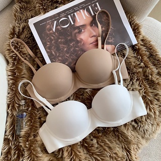 Original Seamless Woman Half Cup Bra Sexy Small Breasts Gather Wired Girl Underwear