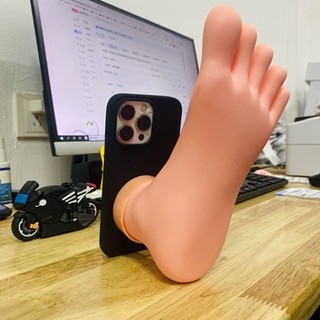 Three-dimensional Funny Jade Foot Phone Case Suitable for iPhone14promax Apple 13 Ugly Cute Big Feet 12/11p Trendy