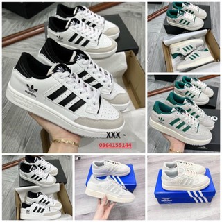 Adidas Forum 84 36-43 Sneakers In Full White 3 Stripes Youthful Fashion Easy Matching Standard Product Full Box Bill