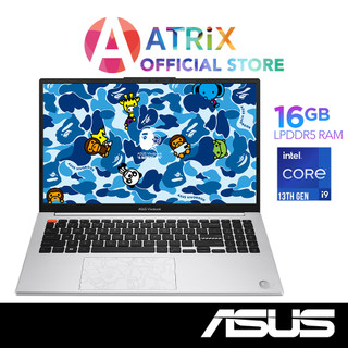 【Same Day Delivery】ASUS Vivobook S15 OLED BAPE Edition K5504VA-MA254W | 15.6" OLED 2.8K | i9-13900H | 16GB/1TB | 2Y