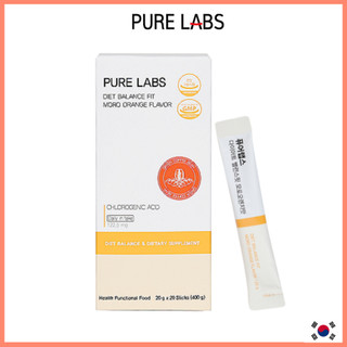 [PURELABS] Diet balance Fit Moro Orange Flavor 20g x 20ea detox body slimming fat blocker burner weight management diet supplement Korea slim fast