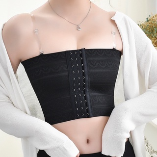 XS 2Xl Breathable Plus Size Tomboy Bra Binder Tube Chest Binder With Hook Ftm Breast Binder For Big Boob Lesbian Women Man Trans Supporter Pull Over Transgender With Strap