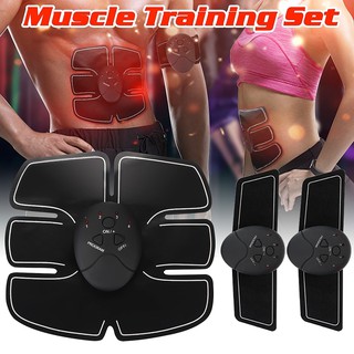 EMS ABS Abdomen Arm Waist Leg Muscle Stimulator Electrical Training Gear Trainer Fat