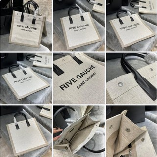 Rive Gauche Tote Bag Shopping Bag Hand Bag 631682 Canvas Bag