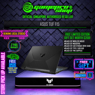 ASUS TUF Gaming F15 FX506HF-HN019W / i5-11400H / RTX2050 / 15.6" FHD 144Hz / W11 / 2Y