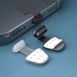 Anti-Dust Plug new Anti-Lost Integrated Apple Pure Silicone Mobile Phone Computer Android For Charging Port Suitable TYPEC2022 VKAK