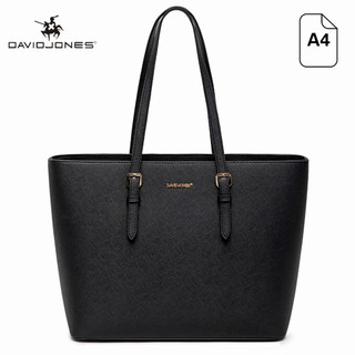 DavidJones Women's Medium PU Leather Tote  Bag