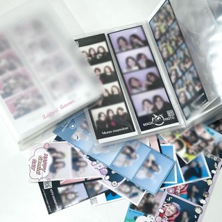 Korea Photo Strip Album 6inch Idol Photocard Collect Book 20 Pages Bookmark Storage Book/star Film Storage Book/life Four Grid Protection Book