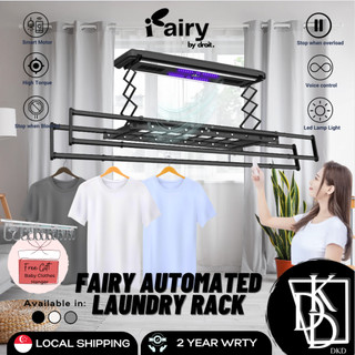 Fairy Smart Intelligent Clothes Dryer Foldable Laundry Rack Fairy Voice Control Free Installation