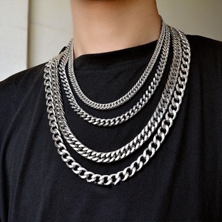 SG STOCK Titanium Steel street style Necklace Stainless Steel Jewelry Gift Chain men's accessories