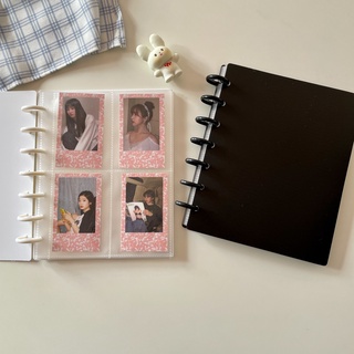 A5 Mushroom Hole Photocard Binder File Kpop Stationery Polco Storage Polaroid Album Storage Idol Lomo Card Ticket Postcard