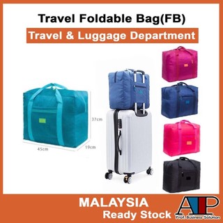 Travel✈️ ATP Travel Foldable Bag Waterproof Luggage Bag Organizer Reusable Durable Light Weight Large Size Beg