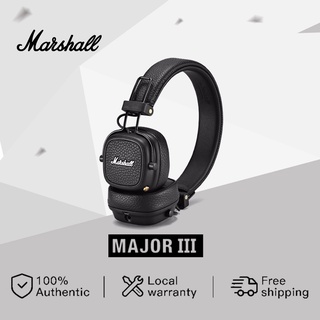 Marshall Major 3 III Wireless Bluetooth On Ear Headphones with Mic Headset Deep Bass Headsets