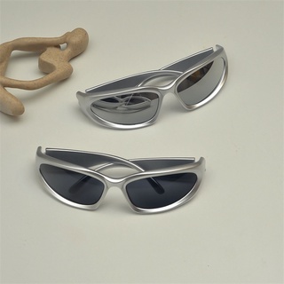 Retro Design Goggles Sunglasses Fashion Men Women Silver Anti-Ultraviolet Driving Sports Sunglasses Outdoor Popular UV400