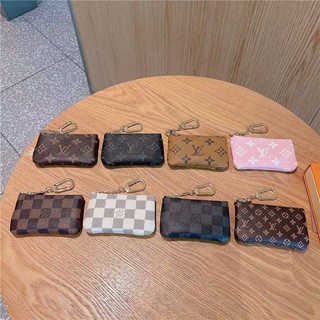Ready Stock Supply.european American Fashion Brands.pe Pebbled Leather Embossed.zipper Style.ultra-Thin Men Women Style Card Holder.universal Model Earphone Bag.coin Purse.key Case.credit Card.holderc