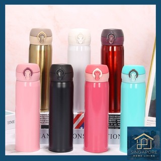 (HOT SALE?) Small Portable Thermoses Bottle For Tea Vacuum Flask Thermoses Stainless Steel Straight Cup Thermos