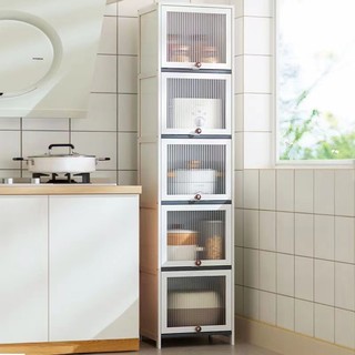 Kitchen lockers narrow slot racks gap lockers multi-layer lockers dustproof