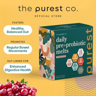 Purest Co Daily Pre+Probiotic Melts (Gut Health & Digestion)