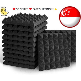 ?CHEAPEST!!!? Acoustic Sound Proof Absorber Studio KTV Soundproof Home Wall Foam Sponge Panels Pyramid 30*30*5cm