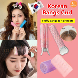 Korean Bangs Hairstyle Volumizing Clip Lazy Curl Hair Root Fluffy DIY Hair Curler