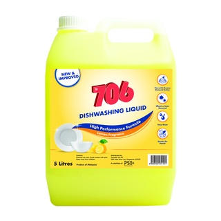 TP706 Dishwashing Liquid, Lemon 5L