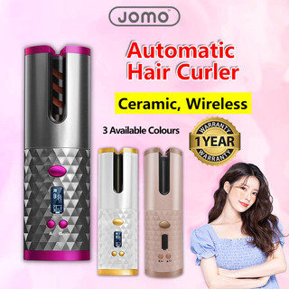 ✅SG Ready Stocks✅ Premium Quality Auto Wireless Portable Ceramic Hair Curler USB Hair Straightener Vday gift Idea