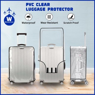 Luggage Cover Transparent PVC Travel Bag 20 24 26 28 30 inch