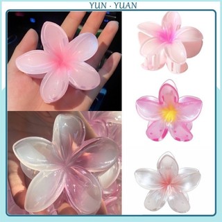 [YUNYUAN] Pink Holographic Hair Clip Collection Beauty Hair Accessories Cute Girl Shark Clip Beautiful Hair Clip Set