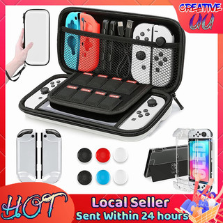 ?【SG Ready Stock】? Nintendo Switch OLED Model Carrying Case, 16 in 1 Accessories Kit for 2021 NS Switch OLED Model