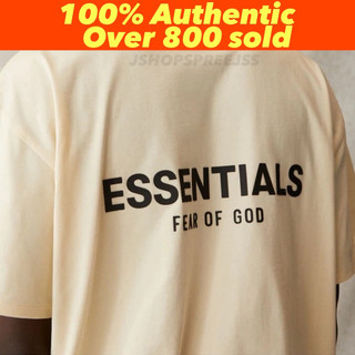 Authentic Fear of God Essentials 2021 3D Logo FW22 tees