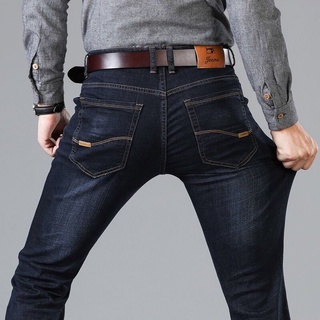 Men's Pants Jeans Denim Pant Long Straight Casual Trousers