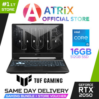 【Express Delivery】ASUS TUF Gaming F15 FX506HF-HN019W | 15.6"FHD | i5-11400H | RTX2050 | 16GB DDR4/512GB SSD | Win11 | 2Y
