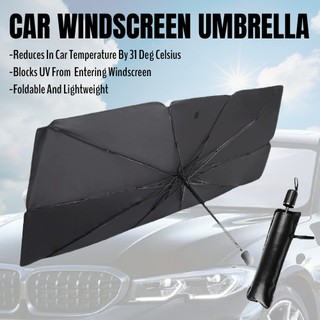 ?SG READY STOCK? Car Windshield UV Sunshade Umbrella