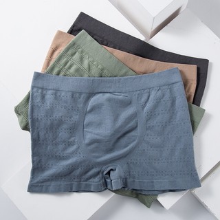 Non-Feeling 3.0 Men's Boxer Briefs Seamless Cotton Simple Lightweight Breathable Comfortable Large Size