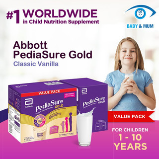 Abbott PediaSure PETIGRO Gold Value Pack - Classic Vanilla, 3.6kg (6 x 600g)