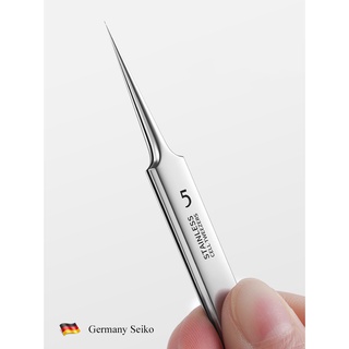 German Ultra-fine No. 5 Cell Pimples  Blackhead Clip Tweezers Beauty Salon Special Scraping & Closing Artifact Acne Needle Tool