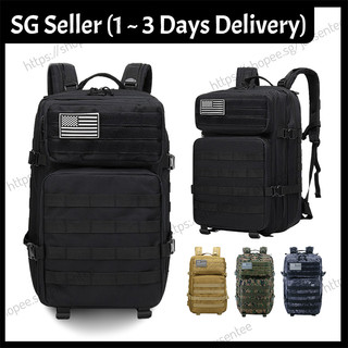 ?SG Seller!!? Army Bag / Hiking Backpack | 45L Large Size | Spine Protection Bag | Best Outdoor
